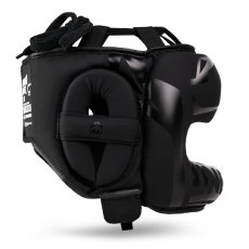 Ground Game Stripe Black Boxerská prilba s ochranou nosa – čierna