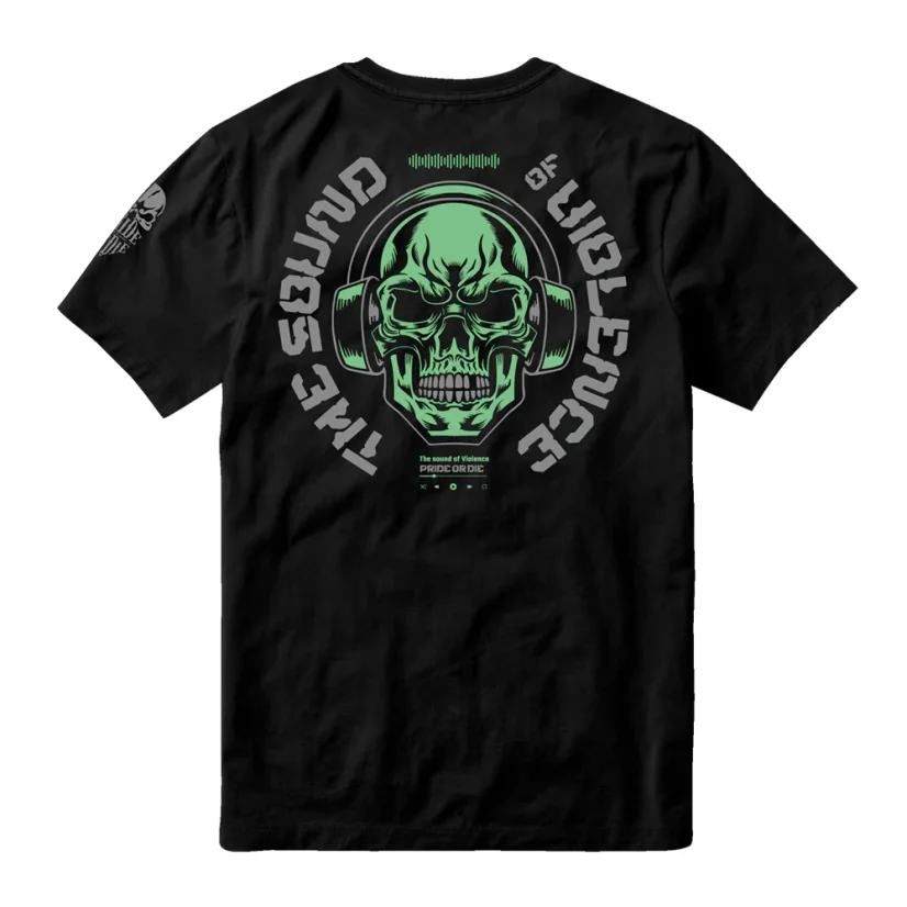 Men's T-shirt PRiDEorDiE Sound Of Violence - Wielkość: 3XL