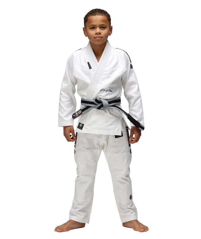 Children&#39;s Gi TATAMI Elements Superlite with white strap - Size: M0