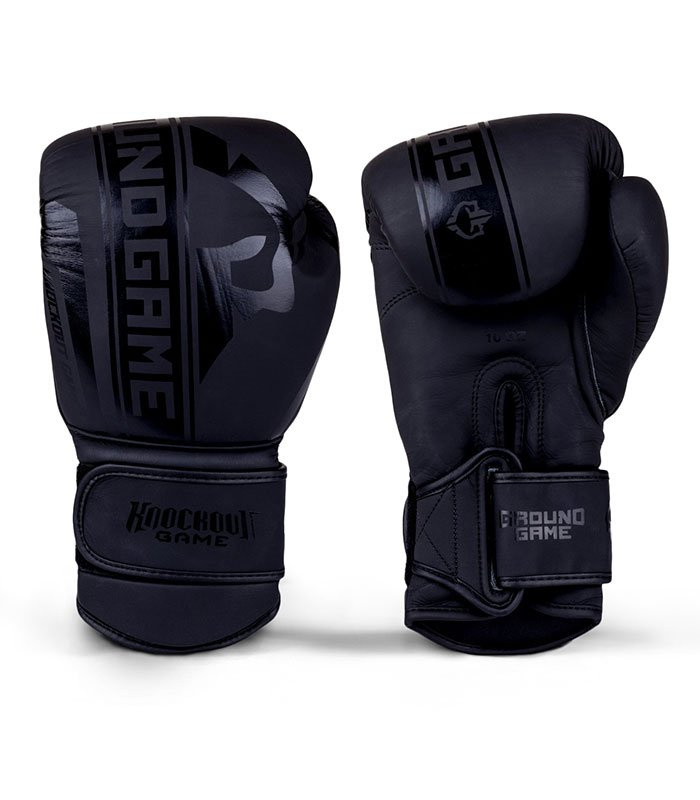 Rękawice bokserskie Ground Game Stripe Black