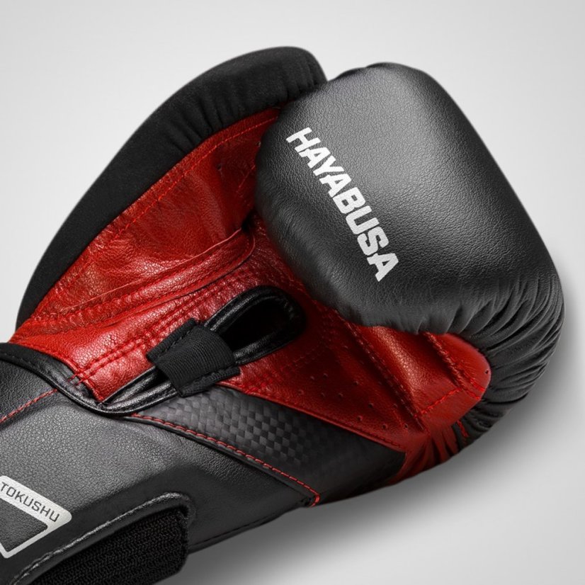 Hayabusa T3 boxkesztyű – fekete/piros