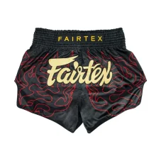 Fairtex BS1920 Black Lava šortky Muay Thai
