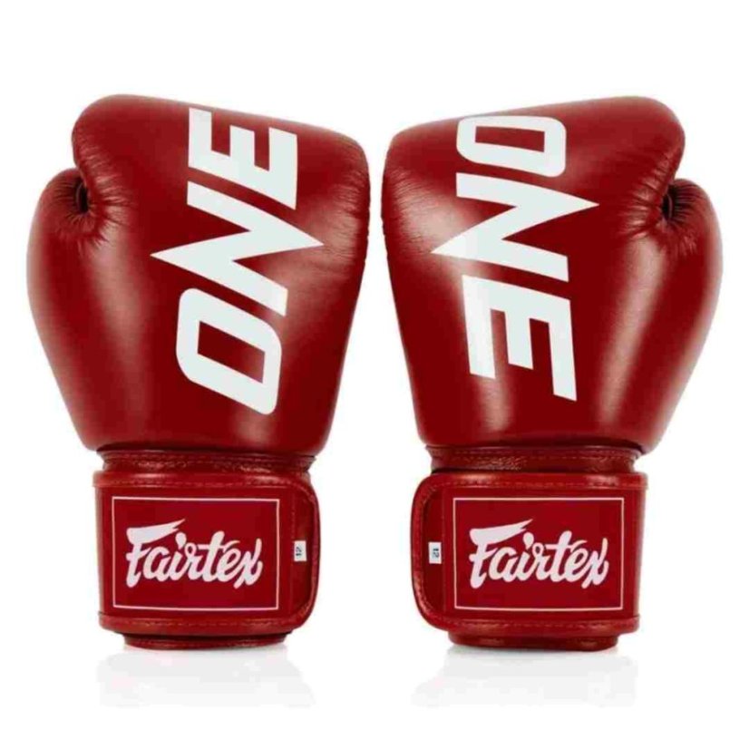 Boxerské rukavice Fairtex BGV1 – ONE – červená - Hmotnosť rukavíc v Oz: 14oz