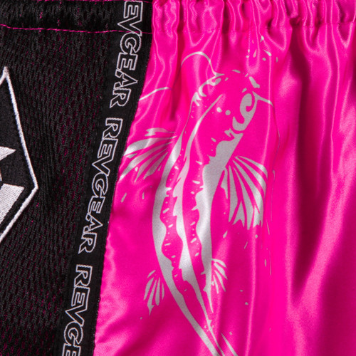 Muay Thai shorts REVGEAR Legends Koi - pink/black