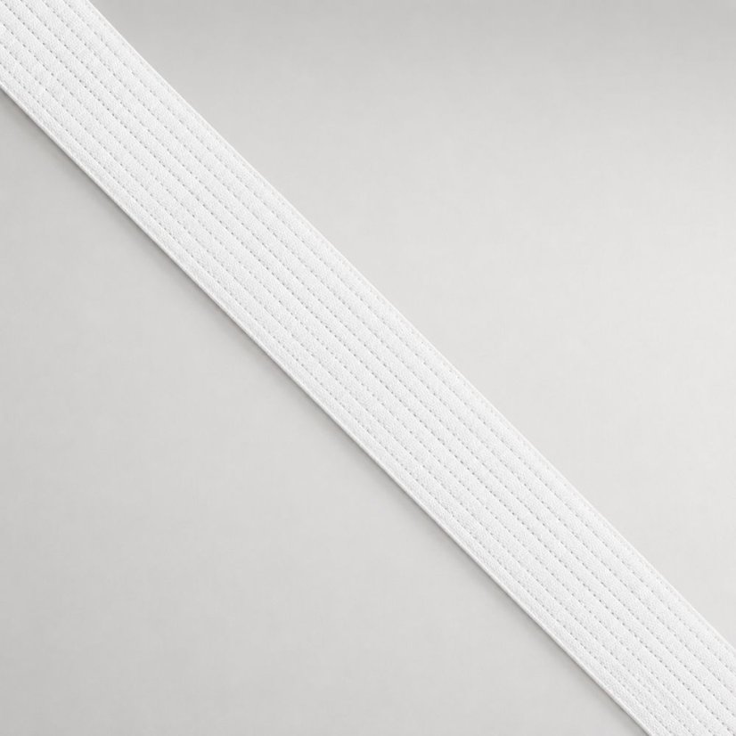 BJJ Pásek Hayabusa Adult Jiu-Jitsu Belt - Black - Größe: A4, Farbe: Weiß