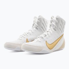Boxerská obuv Nike Machomai 3 SE - bílá/zlatá