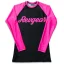Grizzly Rashguard REVGEAR LS pentru femei – roz - Mărime: XL