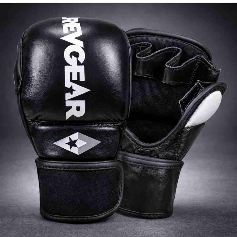 MMA training and sparring gloves REVGEAR Pro Series MS1 - black - Size: M