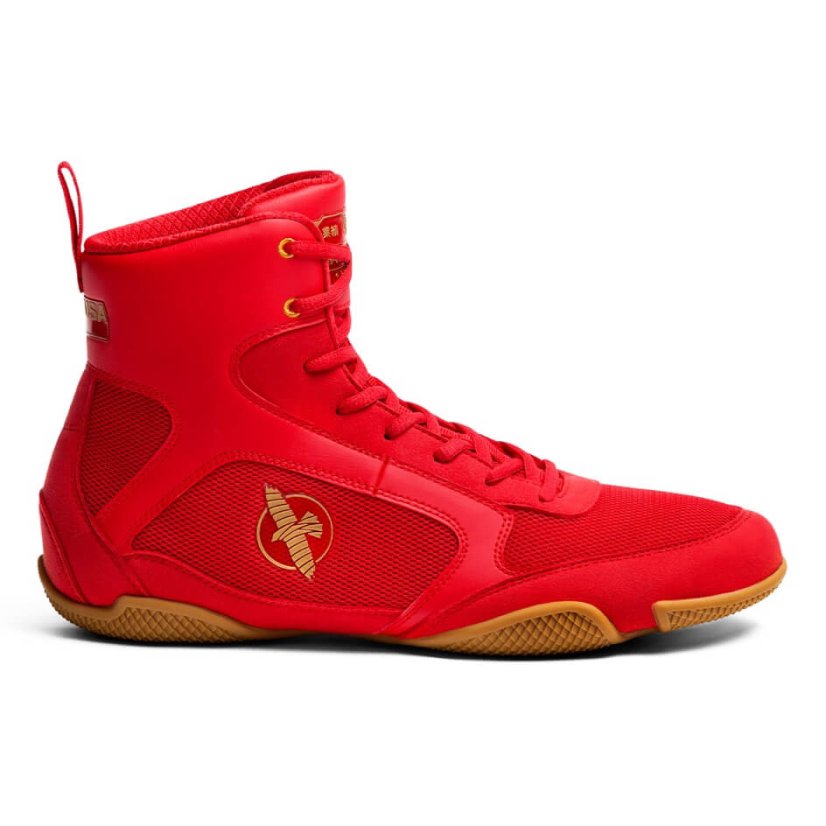 Buty bokserskie Hayabusa Pro - czerwone - Rozmiar buta EU: 43