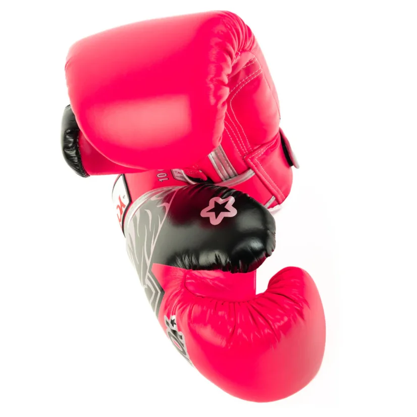 YOKKAO Original Silver rękawice bokserskie – fuksja
