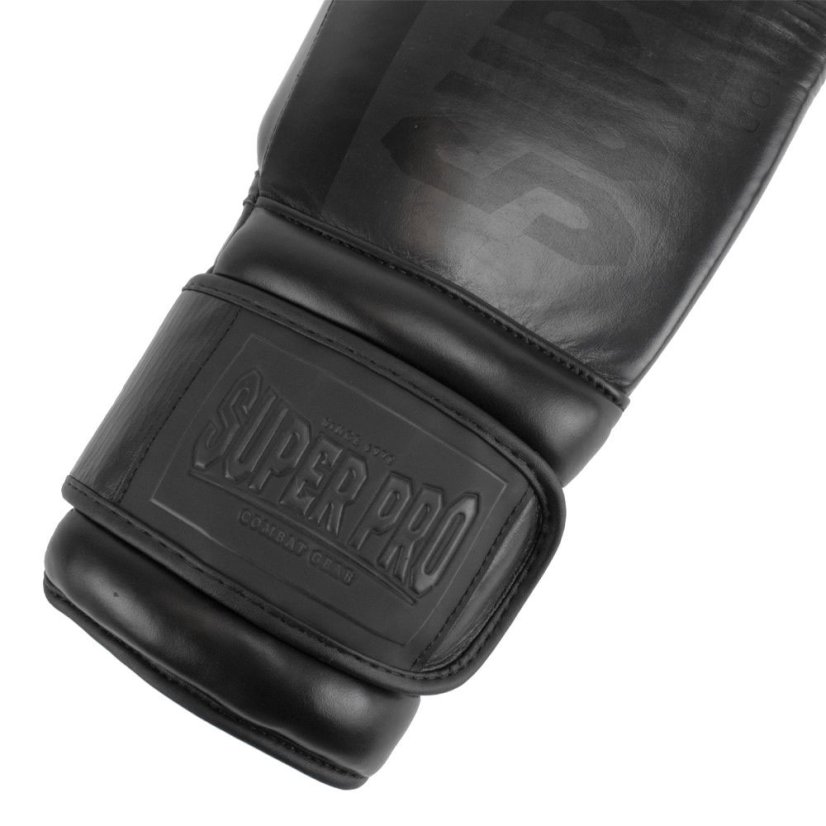 Boxerské rukavice SUPER PRO COMBAT GEAR Bruiser - černá - Váha rukavic v Oz: 18oz