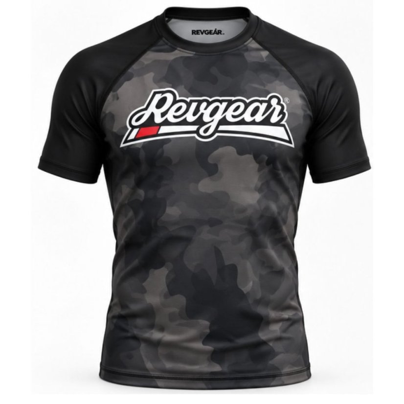 Revgear Grizzly Jiu-Jitsu Rashguard SS – Black Camo