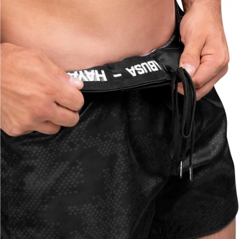 Kraťasy Hayabusa HEX Fight Mid Lenght - černá - Velikost: XL