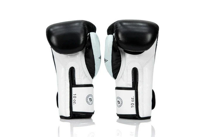 Boxerské rukavice Fairtex - Booster FXB BG V2 - černá/bílá