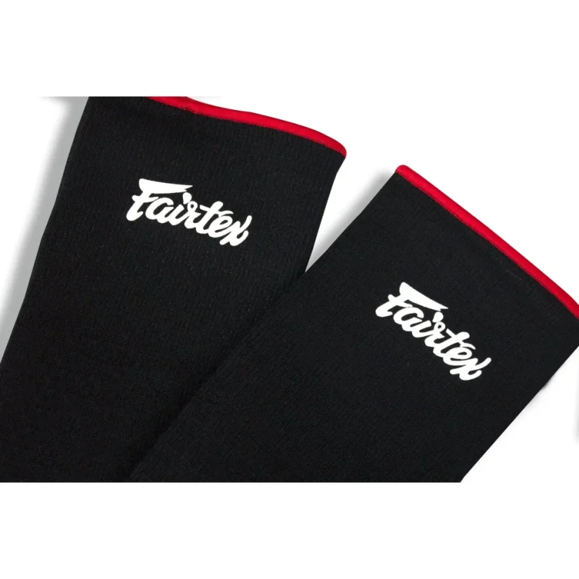 Fairtex AS1 Ochraniacze kostki – czarny/czerwony - Wielkość: L/XL