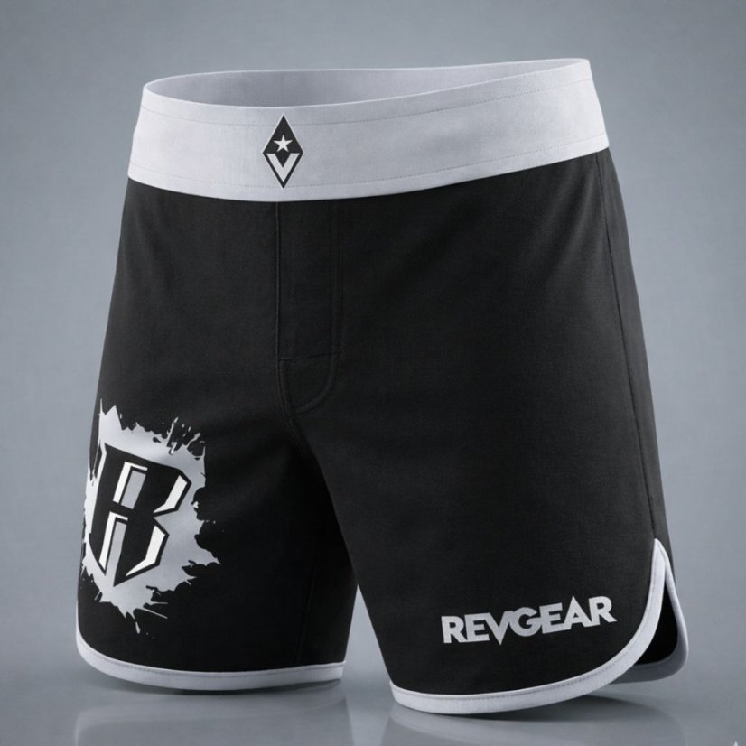 Dětské MMA tréninkové šortky REVGEAR - šedá - Velikost: Youth L