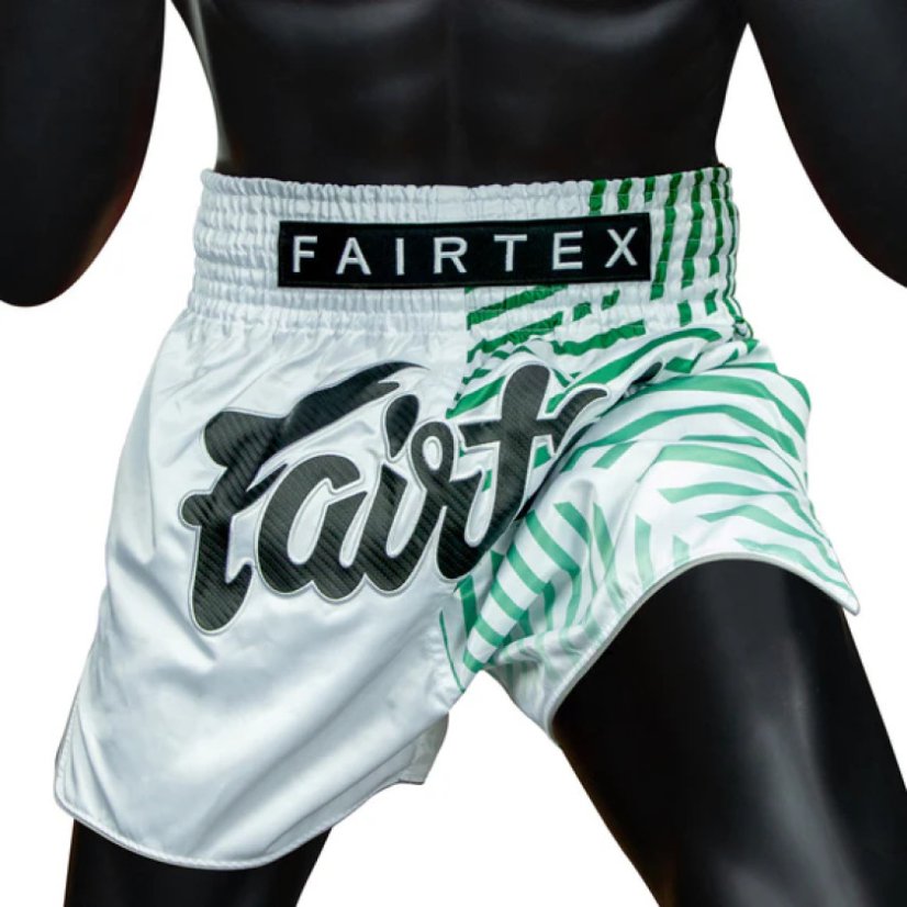 Fairtex Muay Thai Shorts Racer – White - Size: L