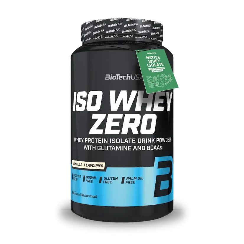 BioTech USA Iso Whey Protein Zero 908g - Příchuť: Vanilka