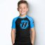 Rashguard pentru copii REVGEAR cu maneci scurte - Albastru