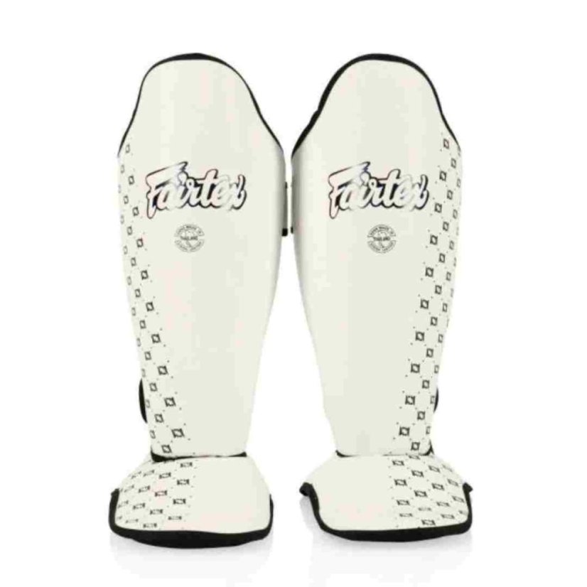 Fairtex tibiere SP5 - albă - Mărime: S