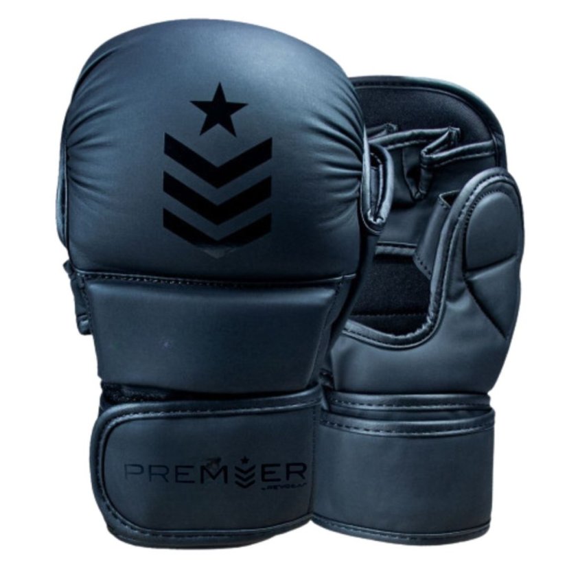 MMA rukavice REVGEAR Premier Deluxe - čierná - Veľkosť: S