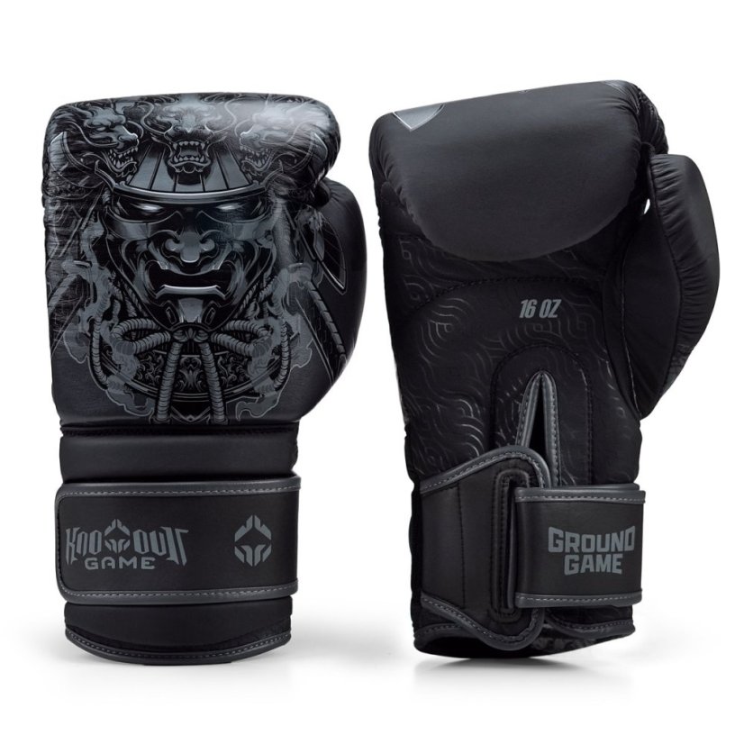 Ground Game Samurai Shadow boxing gloves – Black