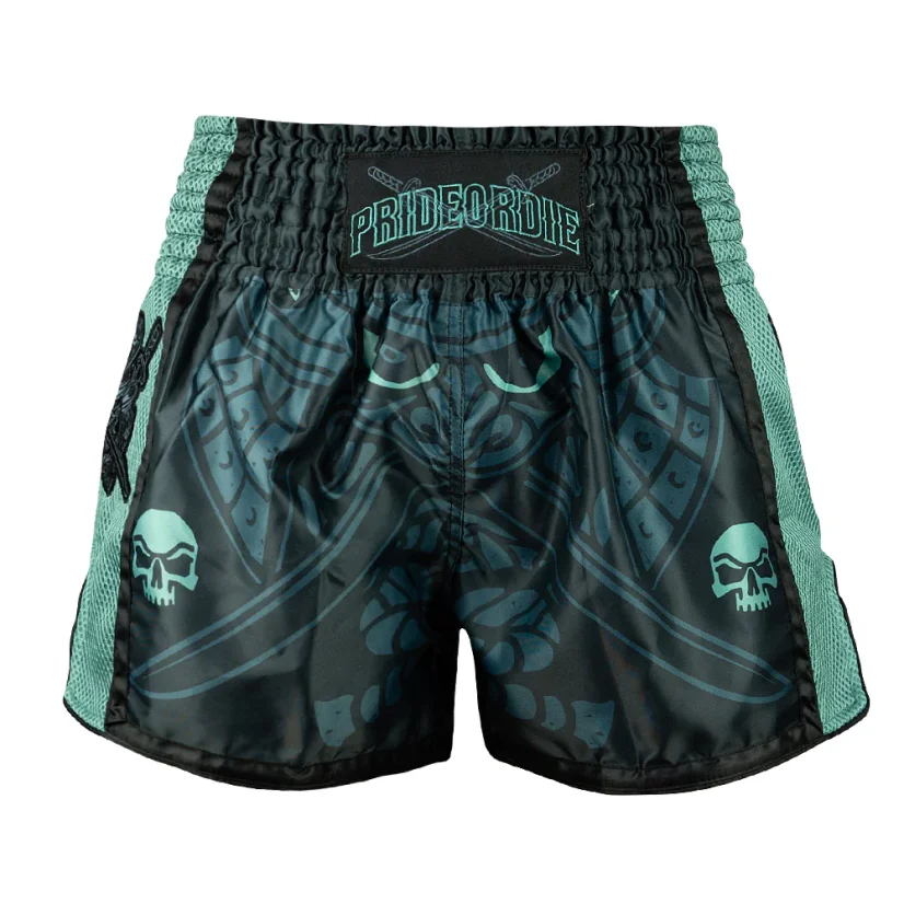 Muay Thai kraťasy PRiDEorDiE Samurai - Velikost: M