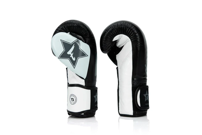 Mănuși box Fairtex FXB BG V2 - negru/alb