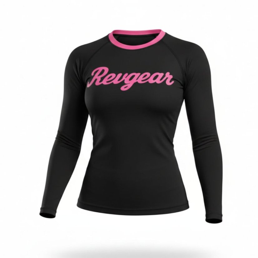 Grizzly Rashguard REVGEAR LS pentru femei – roz - Mărime: S