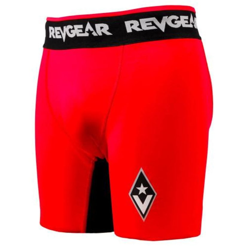 Pantaloni scurți Vale Tudo REVGEAR Staredown 2 Pro - roșu - Mărime: L