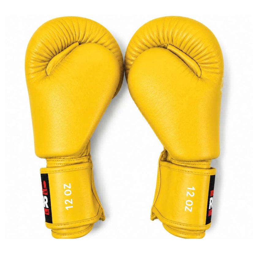 Boxerské rukavice RevGear Original Thai – žlté - Hmotnosť rukavíc v Oz: 12oz