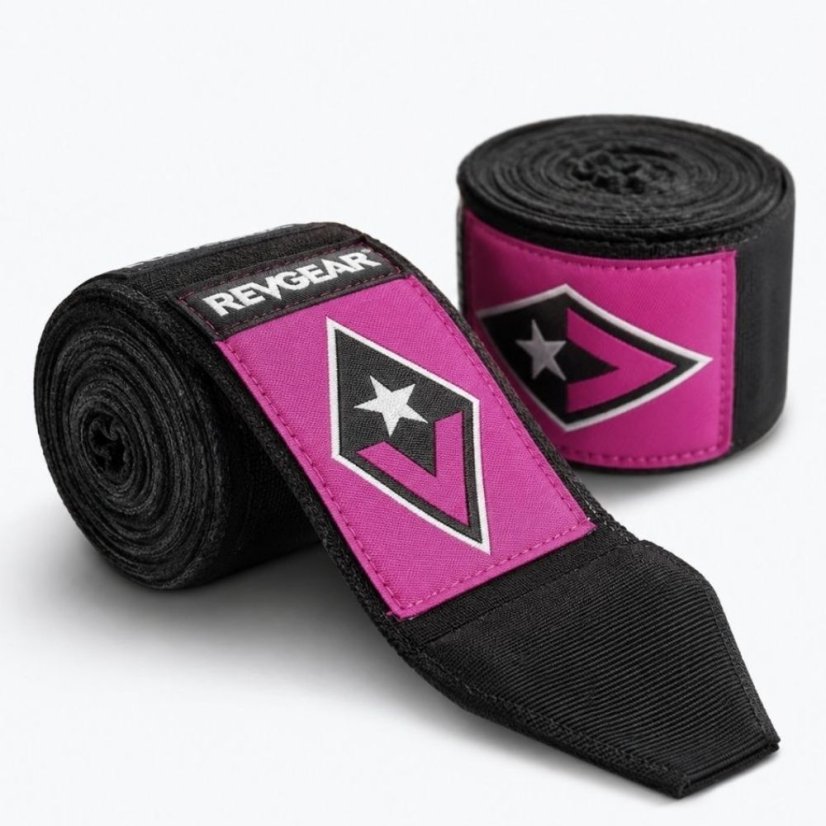 Boxerské bandáže Revgear Pinnacle 4,5m - Barva: Červená