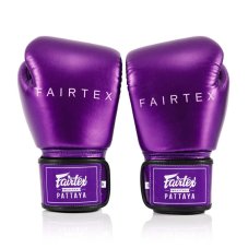 Boxerské rukavice Fairtex BGV22 Metallic – fialová