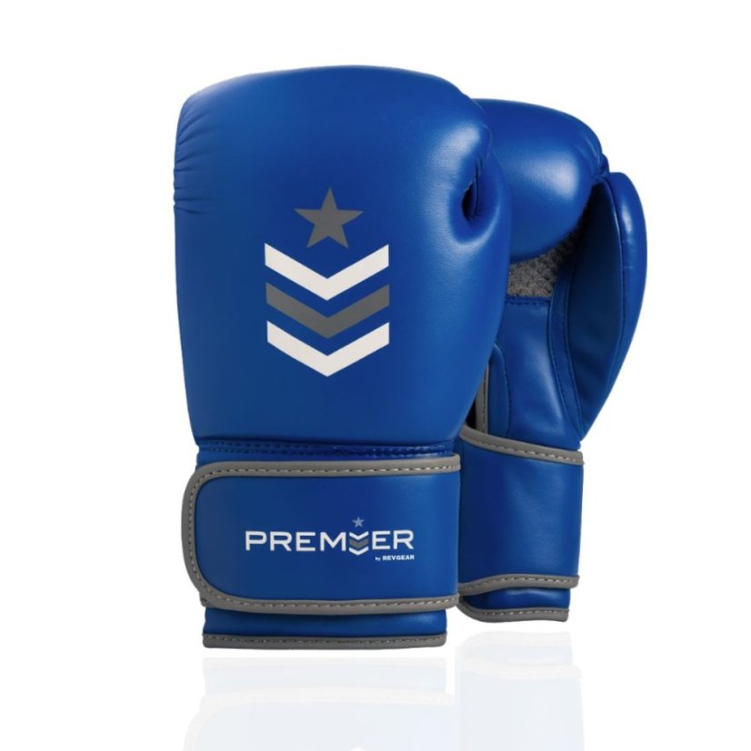 Boxerské rukavice RevGear Premier Deluxe - modré - Váha rukavic v Oz: 16oz