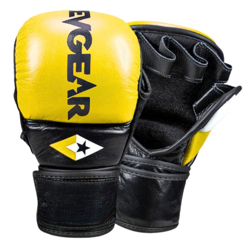 Mănuși de antrenament și sparring MMA REVGEAR Pro Series MS1 - galbene