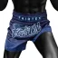 Fairtex BS1930 Blue Ocean spodenki Muay Thai - Wielkość: 2XL