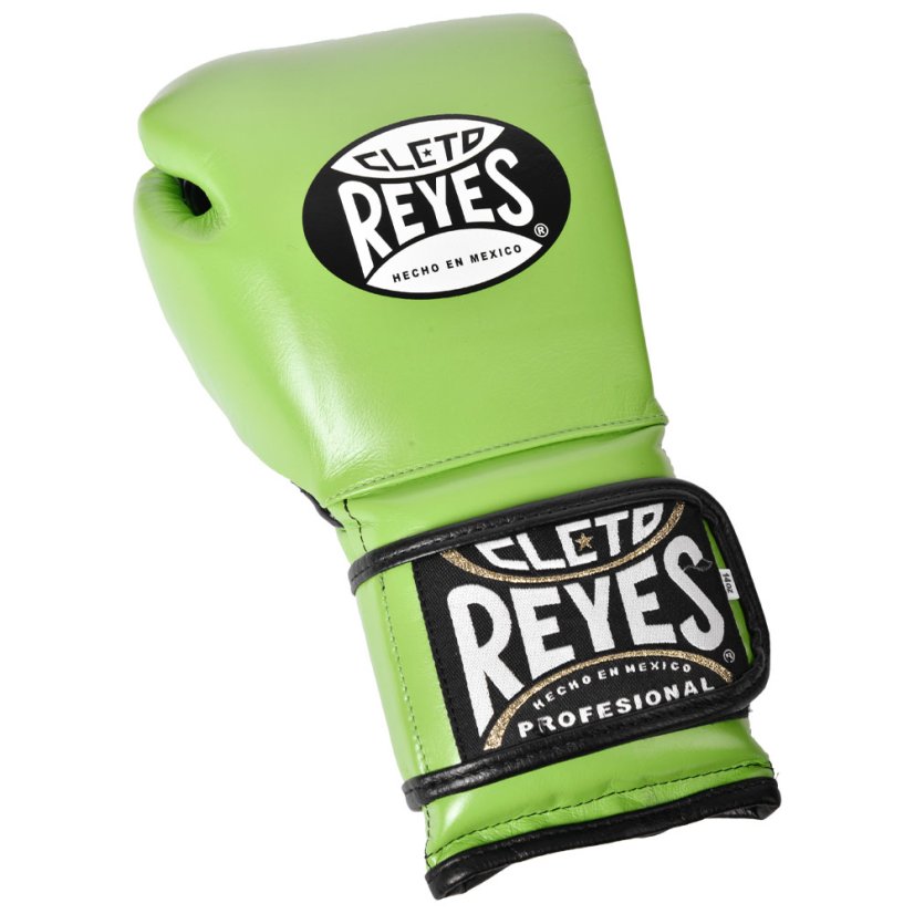 Rękawice bokserskie Cleto Reyes Velcro Training - jasnozielone - Waga rękawic w Oz: 16oz