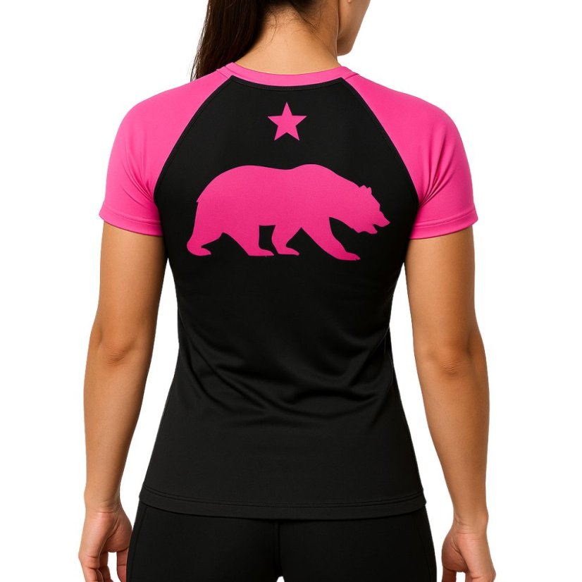 Grizzly Rashguard REVGEAR SS pentru femei – roz - Mărime: XL
