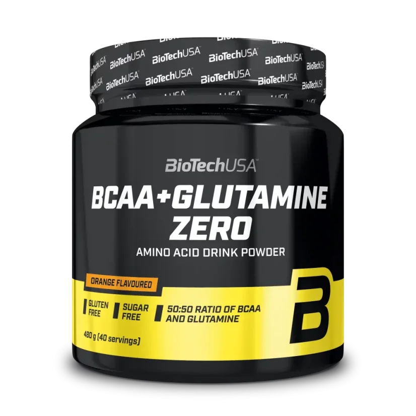 BioTech BCAA + Glutamina Zero 360 g - Smak: Orange