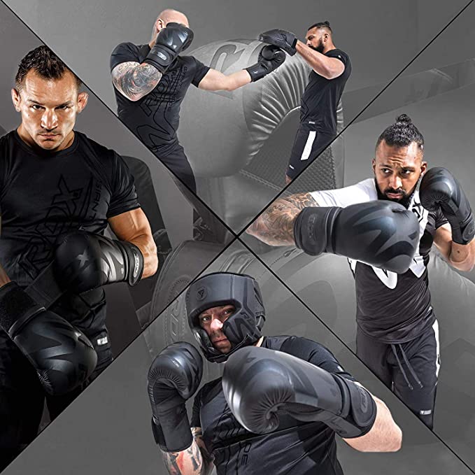 Edző bokszkesztyű RDX F15 Noir - Kesztyű súlya w Oz: 16oz