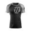 REVGEAR Kurzarm-Rashguard für Kinder (Kompressionsshirt) – Grau