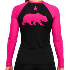 Grizzly Rashguard REVGEAR LS pentru femei – roz