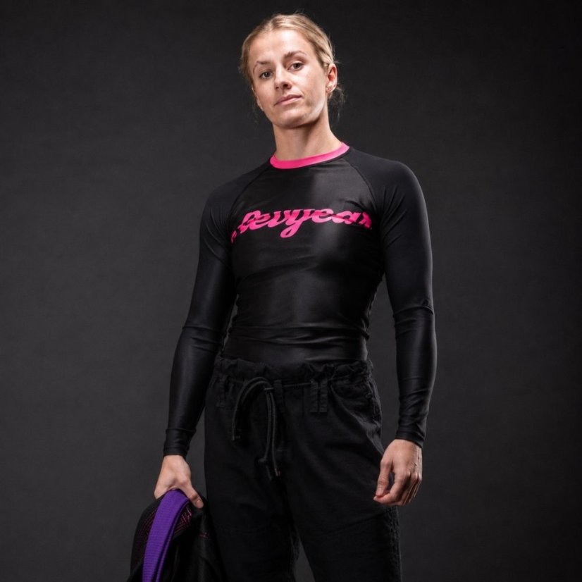 Dámsky Grizzly Rashguard REVGEAR LS – ružová - Veľkosť: S