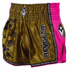 Muay Thai šortky REVGEAR Legends Spirit - zlatá/Ružová