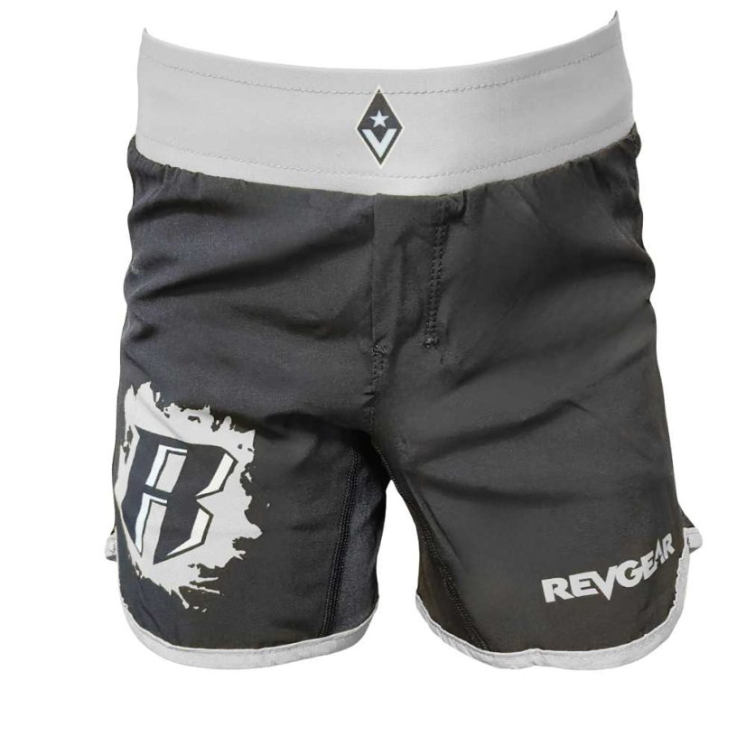 Pantaloni scurți MMA pentru copii REVGEAR - gri - Mărime: Youth L