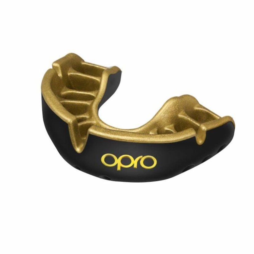 Chránič zubov Opro Gold Junior - čierná/zlatá