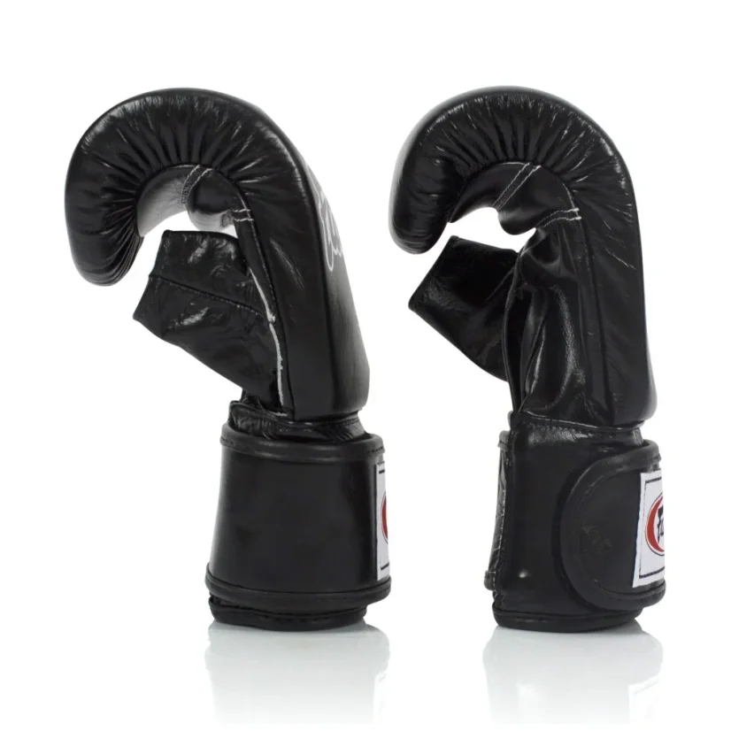 Fairtex TGO3 rękawice treningowe do worka Muay Thai – czarne - Wielkość: XL