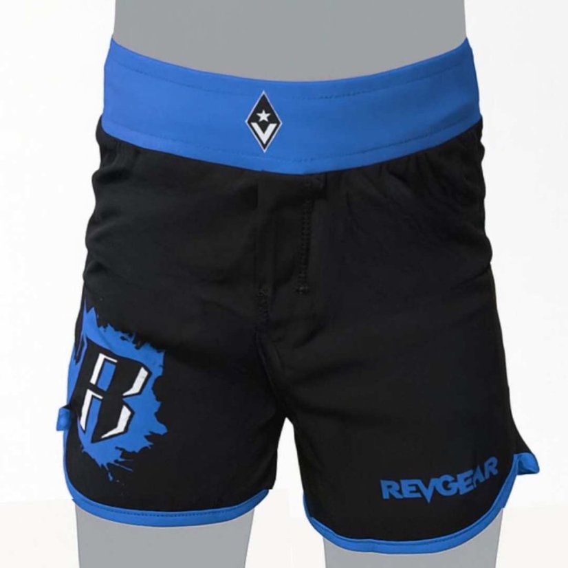 Children's MMA training shorts REVGEAR - blue