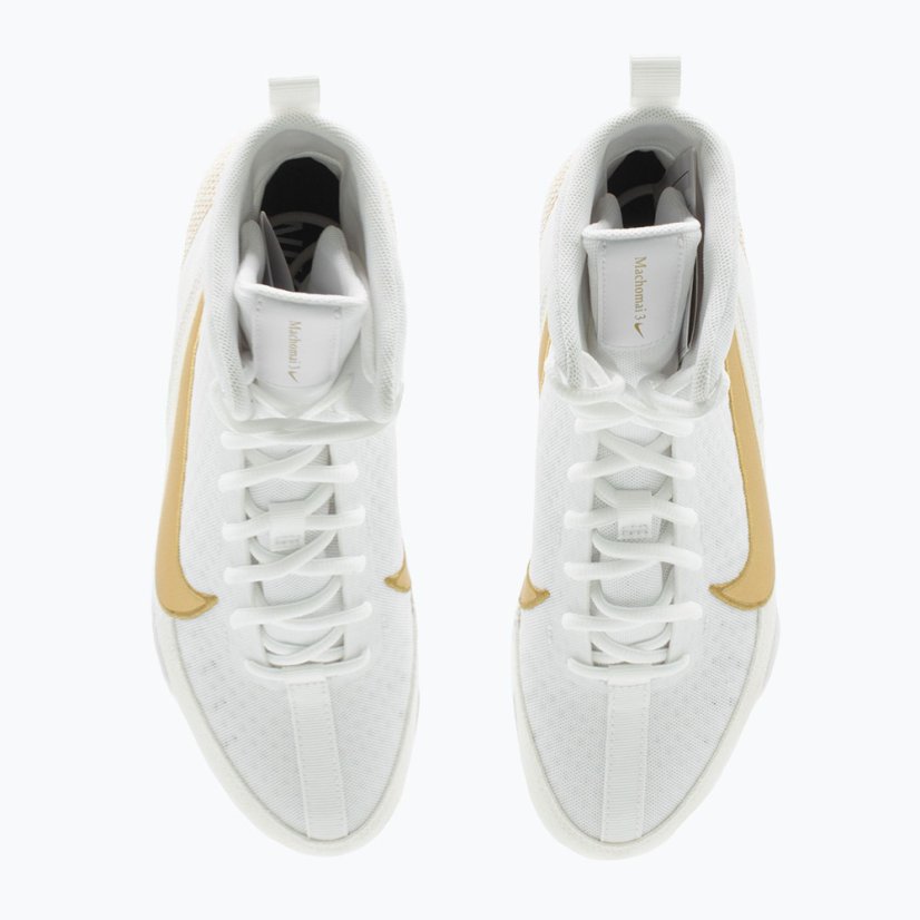 Boxerská obuv Nike Machomai 3 SE - bílá/zlatá - Velikost obuvi EU: 43
