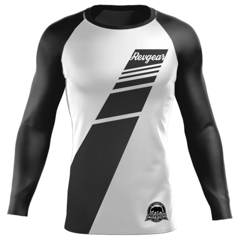 Rashguard No-Gi REVGEAR Ranked LS – fehér